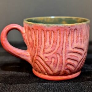 Pink espresso cup