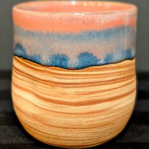 Jupiter- orange blue tumbler small